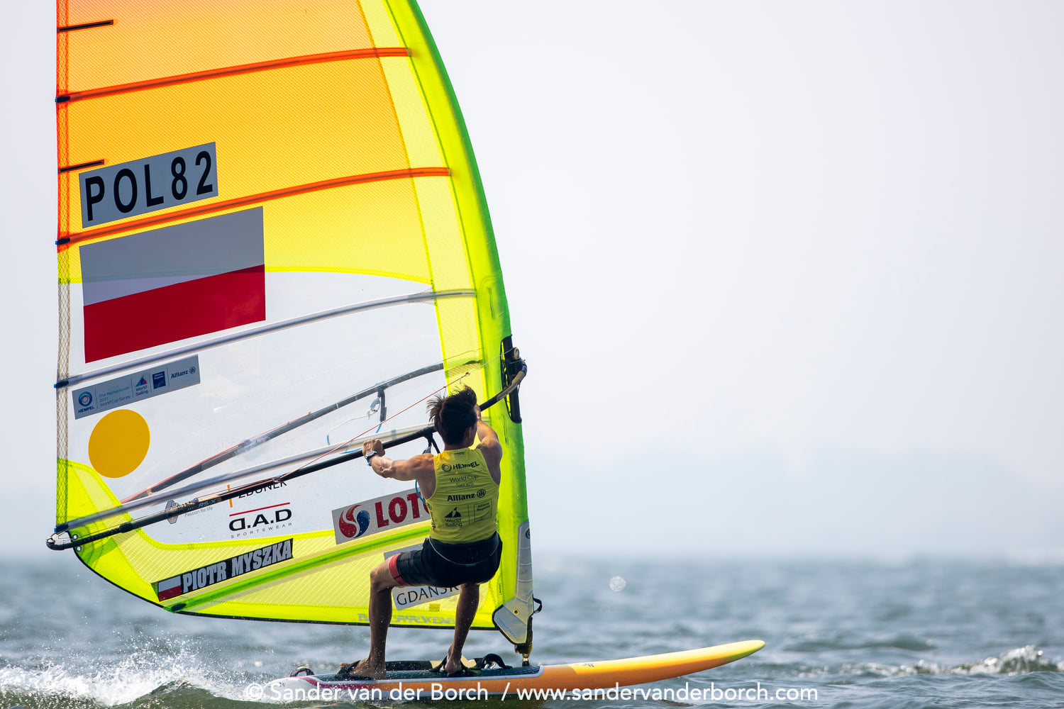 Piotr Myszka regaty windsurfing RS:X